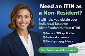 assist non residents with obtaining an itin individual taxpayer identification