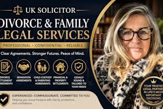 be UK solicitor for divorce settlement marital termination, separation agreement