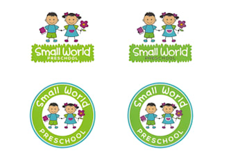 design preschool, mother care, childcare, daycare or any education logo