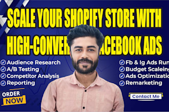run profitable shopify fb ads and dropshipping facebook advertising