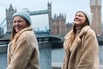 take professional portrait photos in london