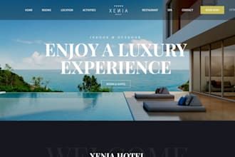 build rental property website, vacation, short term rental website with booking
