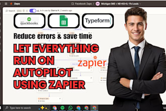 zapier integration with typeform google forms quickbooks xero sage 50 dropbox