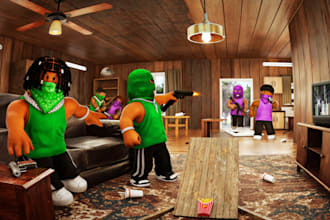 create high quality and professional roblox gfx