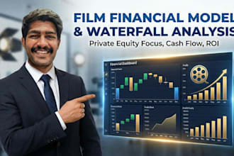 build a film financial model with distribution waterfall
