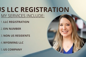 do US llc registration, ein and US bank account for non US residents
