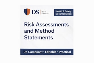 write professional UK risk assessments and method statements rams