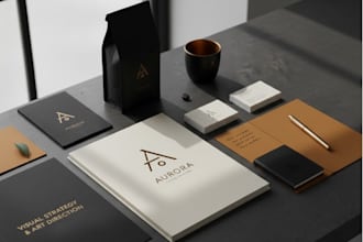 your art director for a luxury minimalist brand identity