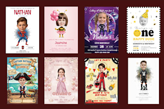 create a custom birthday invitation for you