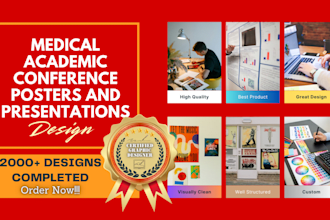 design medical and academic research poster presentation