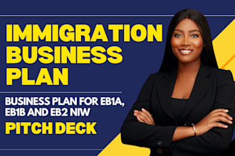 write a professional llc startup business plan with funding, immigration plan