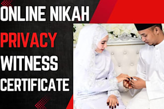 be your online nikah imam for islamic wedding