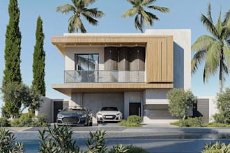 create 3d exterior designs and architectural renders remodel