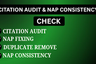 do citation audit and fix nap consistency for local SEO