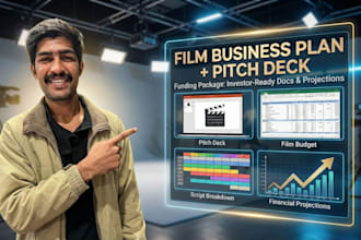 write a film business plan and pitch deck