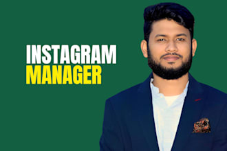 be your professional instagram manager and content creator