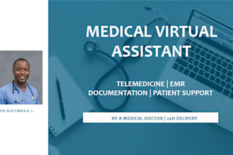 be your medical virtual assistant for emr and patient support