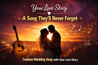 write and produce a personalized wedding or first dance song