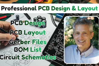 design professional pcb, circuit schematics, pcb layout, gerber and bom