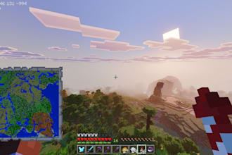 build a custom minecraft map landscape minecraft spawn or lobby for your server
