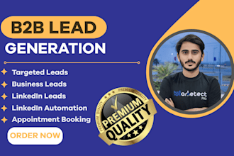 provide b2b lead generation and automated linkedin outreach services
