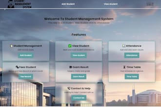 design an lms education website and learning management system