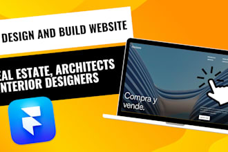 design luxury website for architects interior design framer