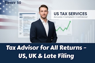 be your legal tax advisor for all returns, filing and late submissions