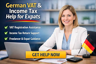 assist german vat registration income tax return for expats germany