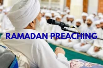 preach for ramadan kareem
