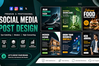 professional social media post design