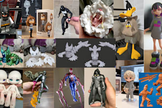 design 3d flexi toy articulated model action figure stl for 3d printing