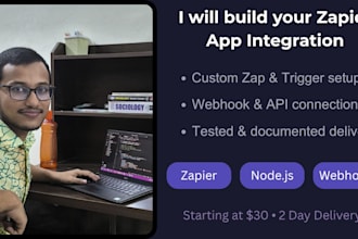 build your public zapier app with custom actions and webhook endpoints