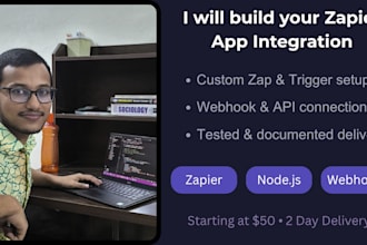 build your public zapier app with custom actions and webhook endpoints