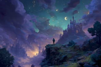 draw a fantasy illustration