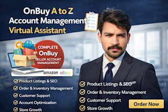 be your onbuy virtual assistant for a to z account manage