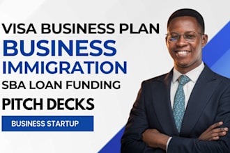 write an sba loan ready business plan for bank and lender approval eb2 niw