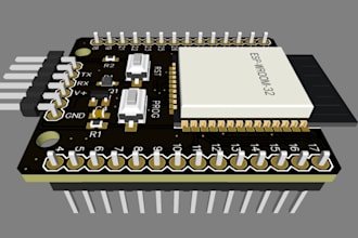 design pcb printed circuit board schematic hardware design pcb assembly esp32