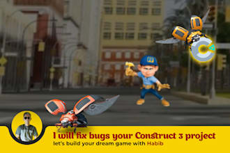 fix bugs construct 3 project