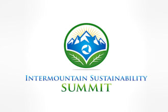 create awesome logo for inter mountain sustainability summit