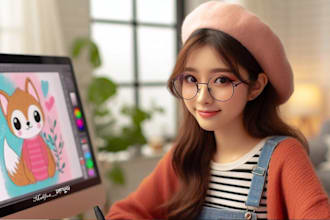 be your ai artist, graphic designer using illustrator, minimalistic stationery