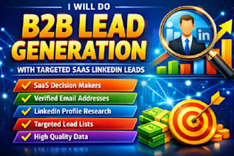 do b2b lead generation with targeted saas linkedin leads real estate leads
