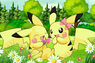 design pokemon art fakemon art monster anime pixel pokemon fan art animation