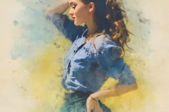 give a watercolor effect to your photos in photoshop