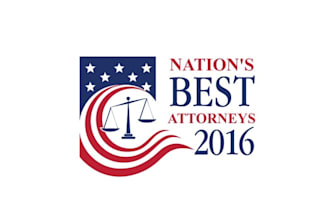 design law justice logo with thousands of attorneys will see