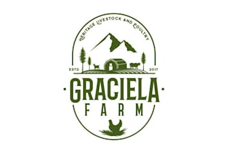 design vintage livestock and poultry farm logo