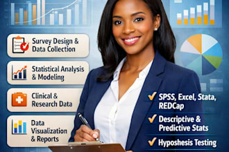 manage survey data collection and statistical analysis