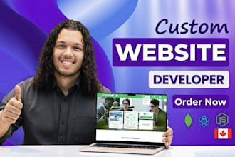 develop custom business website with booking form, website development, hosting