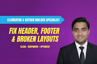 fix wordpress header problems, footer problems and responsive layout problem