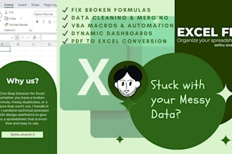 excel data cleaning, vlookup errors, and macros in excel